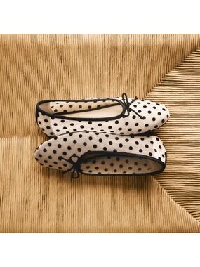 polka dot ballet flats